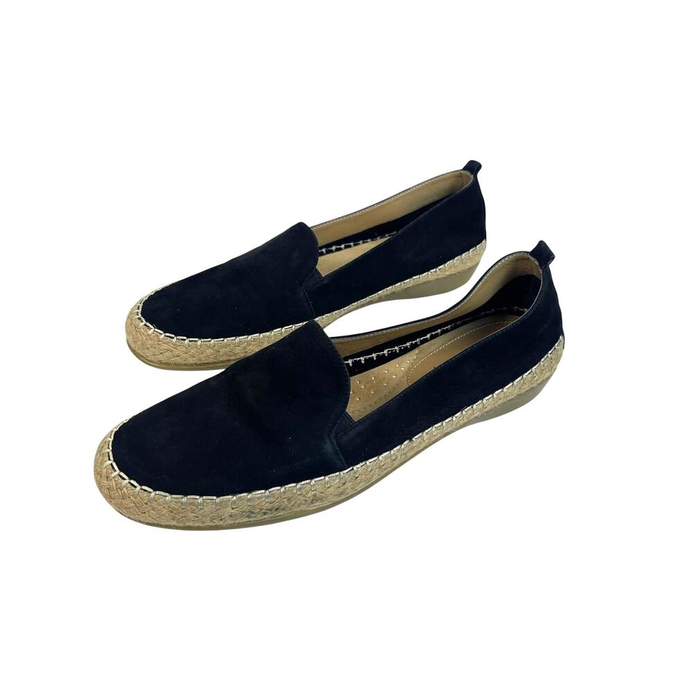 Van Eli Sport Black Suede Shoes: Size 8W